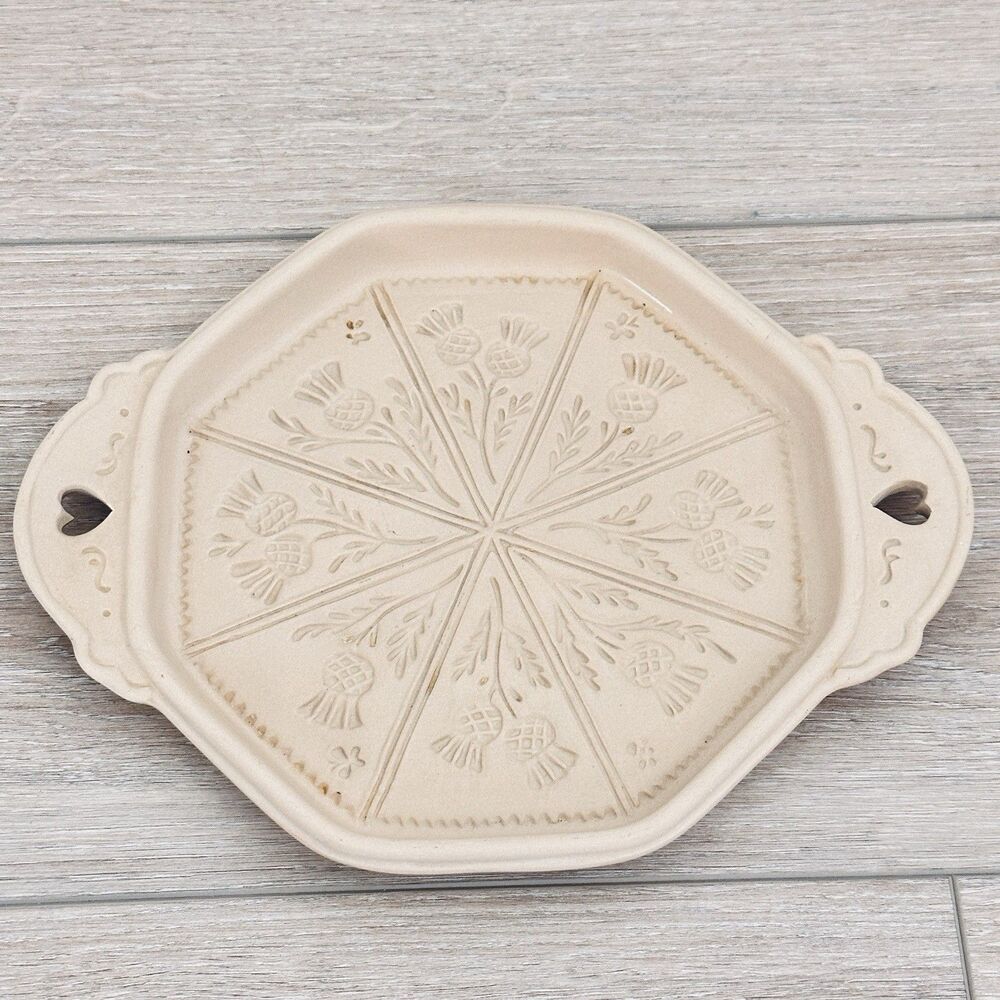 Brown Bag Cookie Thistle Shortbread Butter Mold 1988 Hill Wildflower Wall Art - Picture 4 of 8